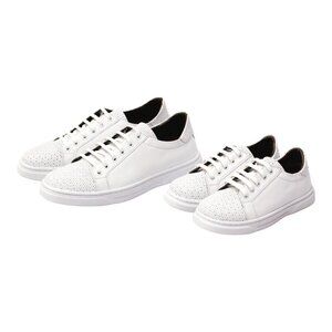 Two Pretty White Leather Sneakers